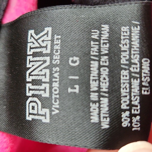Victoria's Secret Pink Label Pullover 3/4 Zip Womans Size Large - Picture 7 of 9